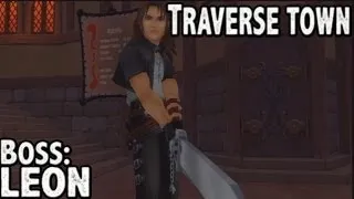 Kingdom Hearts HD 1.5 Remix - Final Mix | Boss Fight: Leon [Traverse Town]