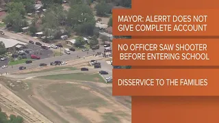 Uvalde mayor calls ALERRT report inaccurate, says Uvalde officers didn't get chance to shoot gunman