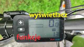 Funbike Thron wyświetlacz i funkcje oraz bateria