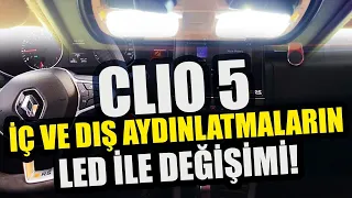 Clio 5  Aydınlatmaları Led İle Değişimi