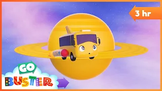 Buster Explores Space! Rocket Buster Adventure - Go Buster - Bus Cartoons & Kids Stories