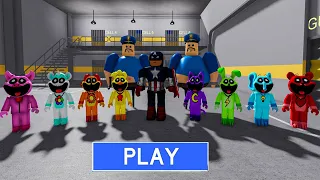 GOLD BARRY'S PRISON RUN VS Smiling Critters - Walkthrough Full Gameplay #obby #roblox