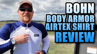 Hot weather motorcycle riding gear? Bohn Body Armor Airtex Shirt Riding Review