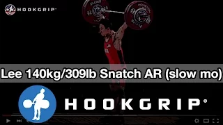 Alex Lee (69) - 140kg Snatch American Record (Slow Motion)