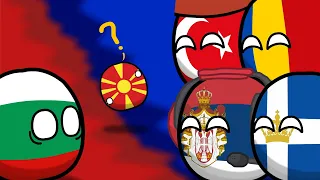 Countryballs | Second Balkan War in a nutshell
