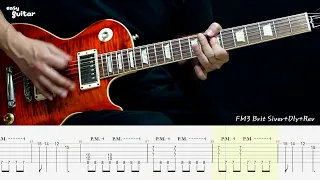 Whitesnake - Is This Love Guitar Solo Lesson With Tab Part.2/2(Slow Tempo)