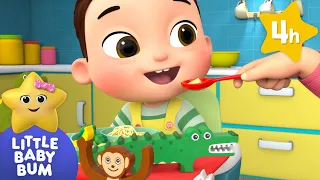 Four Hours of Baby Songs | Baby Meal Time & More ⭐ Little Baby Bum Nursery Rhymes | Baby TV