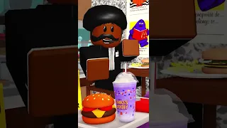 Grimace Shake killed dudes at McDonald's #shorts #roblox #animation