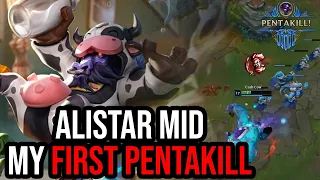 (ALICOPTER IS BACK!) I GOT MY FIRST PENTAKILL ON ALISTAR MID AFTER 10 YEARS
