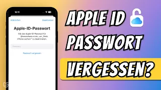Apple ID Passwort vergessen? Passwort zurücksetzen & Apple ID entsperren ohne Telefonnummer 2024