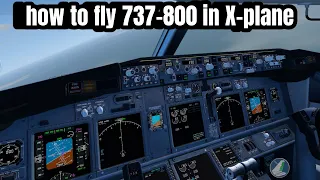 Cold and Dark Start-up of Boeing 737-800 X-plane mobile Tutorial