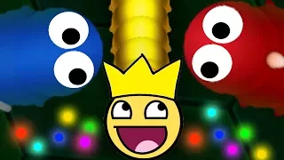 WORMAX.IO KING NOOB! CLONE SLITHER.IO AND WORMATE.IO