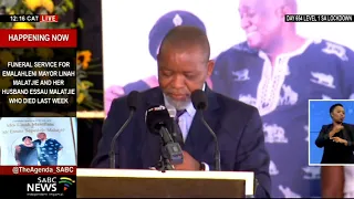 Emalahleni Mayor Funeral I Minister Gwede Mantashe eulogizes Linah Malatjie