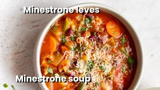 Minestrone soup recipe - an Italian classic!