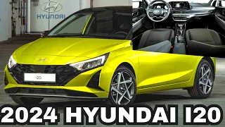 Hyundai i20 2024 Facelift - Updated Tech And Revised Look!