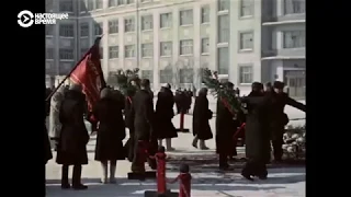 Магнитогорск 1953г. Комсомольская площадь.