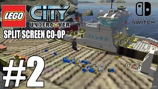 LEGO City Undercover ( Switch) Split Screen Co-Op Gameplay Walkthrough Part 2