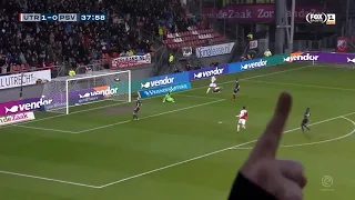 Goal Gyrano Kerk on 39' Utrecht -2 vs Psv -0