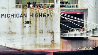 Autotransporter MICHIGAN HIGHWAY 7JCW IMO 9339832 Emden RoRo car carrier cargo seaship