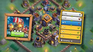 Facilmente 3 Estrelas No Desafio de 2017 (Clash Of Clans)