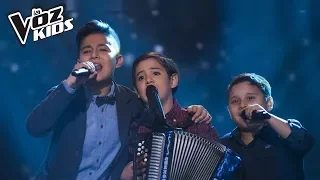 Carlitos, Juanjo y Jhaner cantan Amor Sensible – Batallas | La Voz Kids Colombia 2018