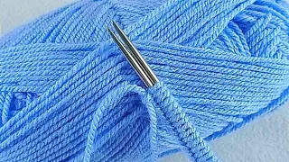 ABSOLUTELY INCREDIBLE Easy! and Beautiful Knitting Stitch. Two needle knitting tutorial