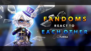 Fandoms react to Furina || 4/6 || RoseGacha