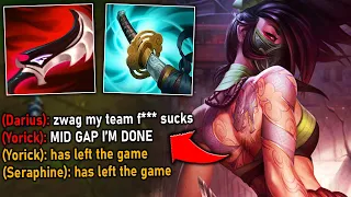 I made the enemy team RAGE QUIT with Nuclear One Shot Akali (Why is this so strong?)