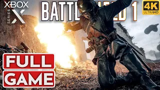 BATTLEFIELD 1 XBOX SERIES X Gameplay Walkthrough FULL GAME [4K 60FPS] - No Commentary (Campaign)