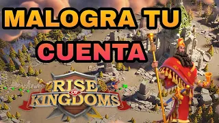 ESTOS ERRORES ARRUINAN TU CUENTA | RISE OF KINGDOMS ESPAÑOL