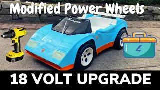 Best Power Wheels Mod - Drill Battery Conversion (4 different methods)