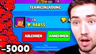 HYRA VERLIERT 5000 TROPHÄEN! 😱 Duo Showdown Push!