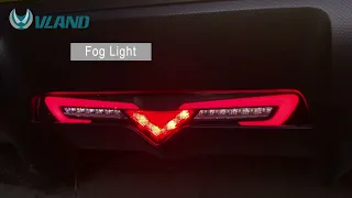 VLAND LED Rear Bumper Lights For Toyota 86 GT86 2012-2020 Scion FRS 2013-2020 Subaru BRZ 2013-2020