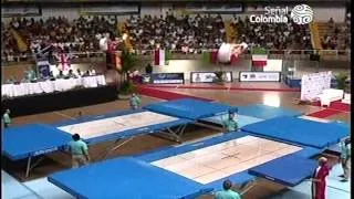 Final Trampolín sincronizado - World Games Cali 2013 - Dinamarca