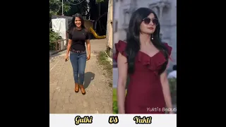 Gulki Joshi and Yukti Kapoor stylish walk. #gulki_joshi #yukti_kapoor #ytshorts #madamsir #yuki