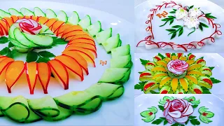 5 Brilliant Radish Flower Garnishes | DIY Collections of Vegetable Designs