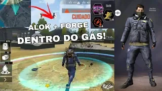 TESTEI O ALOK DENTRO DO GÁS E ME SURPREENDI - FREE FIRE