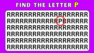 Can you Find the Odd Letter in just 15 seconds? | Easy, Medium, Hard Levels