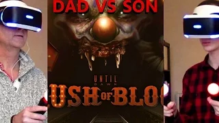 Until Dawn: Rush of Blood (PSVR) DAD VS SON CHALLENGE!?! (Gameplay) (1)