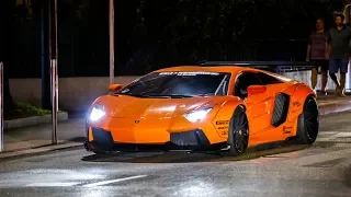 BEST OF Lamborghini Aventador Sounds ! Flames, Revs & Accelerations