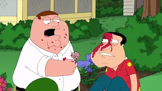 Family Guy - Peter feeds his zombie quagmire's brain😨