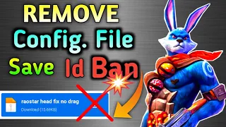 HOW TO REMOVE CONFIG FILE | FREE FIRE CONFIG FILE | FREE FIRE CONFIG FILE REMOVE WITHOUT DELETE DATA