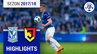 Lech Poznań - Jagiellonia Białystok 5:1 | SKRÓT | Ekstraklasa 2017/18 | 27. Kolejka