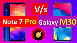 Redmi Note 7 Pro Vs Samsung Galaxy M30 Comparison | Price | Specs | Camera | Battery | Display