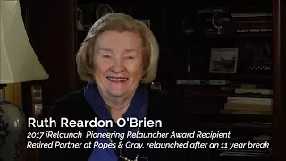 2017 Pioneering Relauncher Award - Ruth Reardon O'Brien