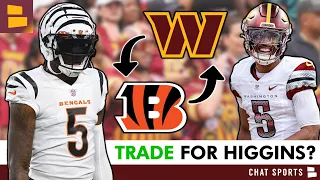 Commanders Rumors: TRADE For WR Tee Higgins? + Where Does Jayden Daniels Rank Among Starting NFL QBs