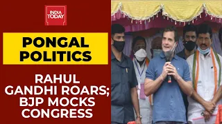 Rahul Jallikattu Row: Rahul Gandh's New mission - Tamil Culture; BJP Mocks Congress (Full Video)