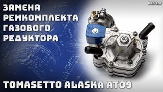 Замена ремкомплекта газового редуктора Tomasetto Alaska AT09