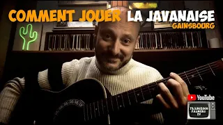 COMMENT JOUER - La javanaise (cover Serge Gainsbourg)