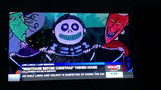 The Nightmare Before Christmas house Benson AZ 2019 on the news